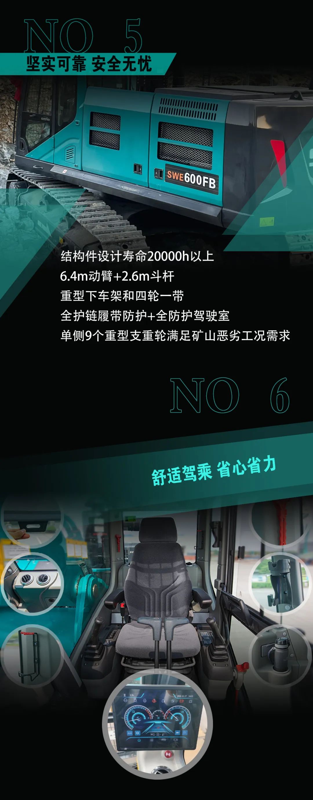 一图读懂 | 专为矿山沉载施工而生！不朽情缘-官方网站智能SWE600FB破碎锤沉磅回归
