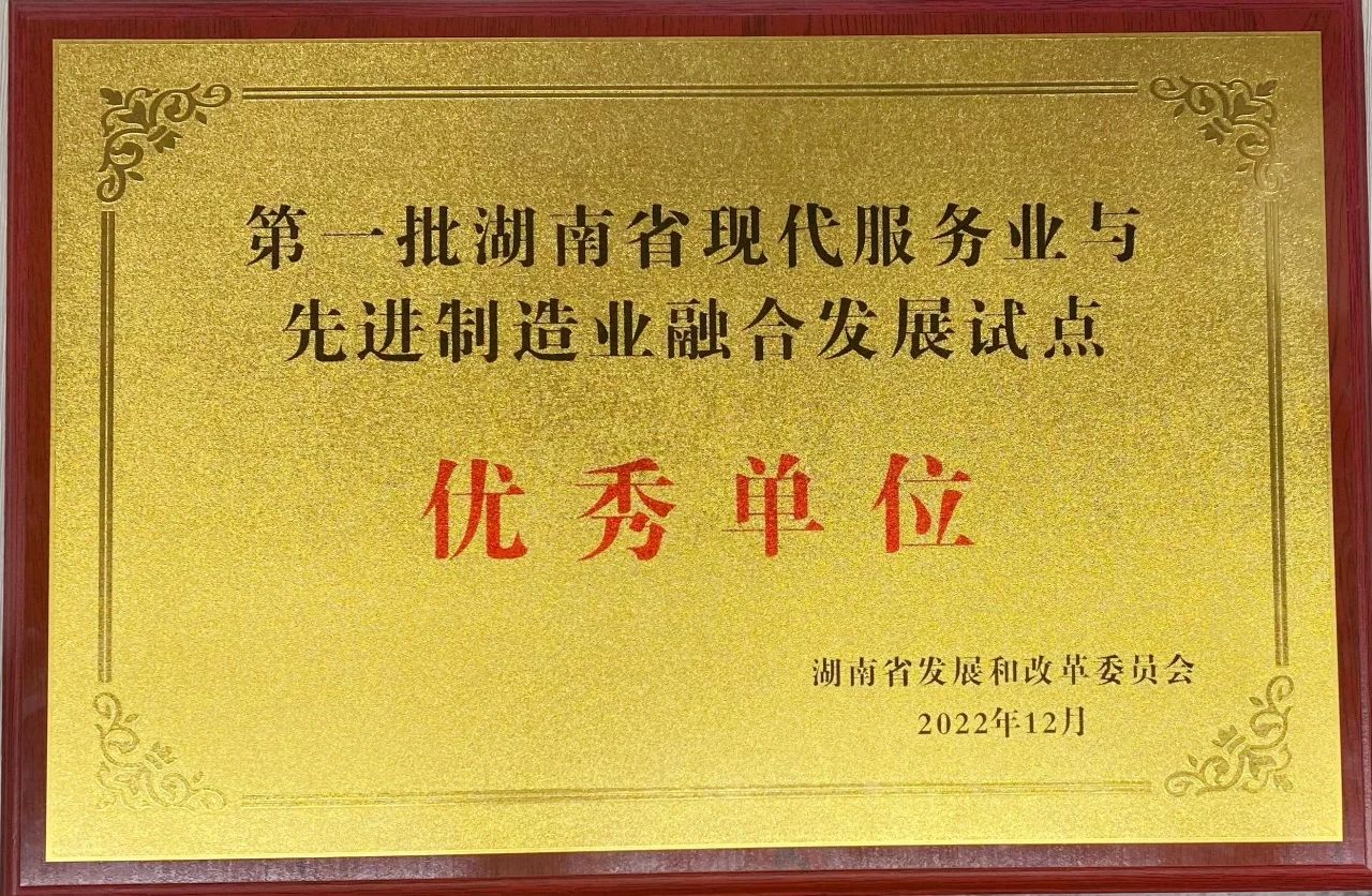 “造作+服务”迸发新动能，不朽情缘-官方网站智能获批第一批湖南省两业融合发展试点优良单元