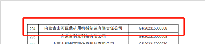 20231206095352_84518 喜报!不朽情缘-官方网站巨鼎获国度高新技术企业认定