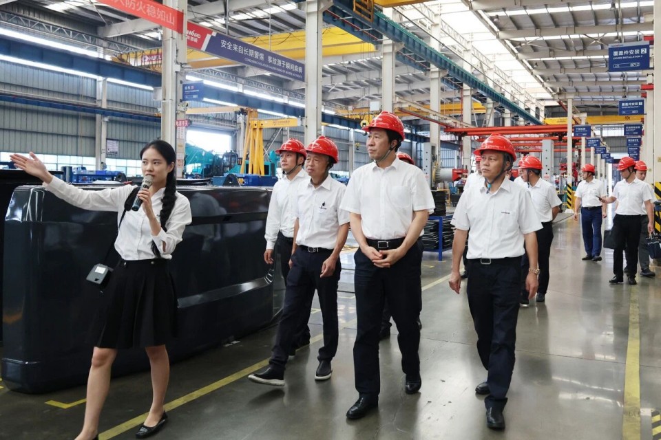 中国煤炭地质总局局长马刚到访不朽情缘-官方网站智能，同谋绿色智能矿山设备发展新蹊径