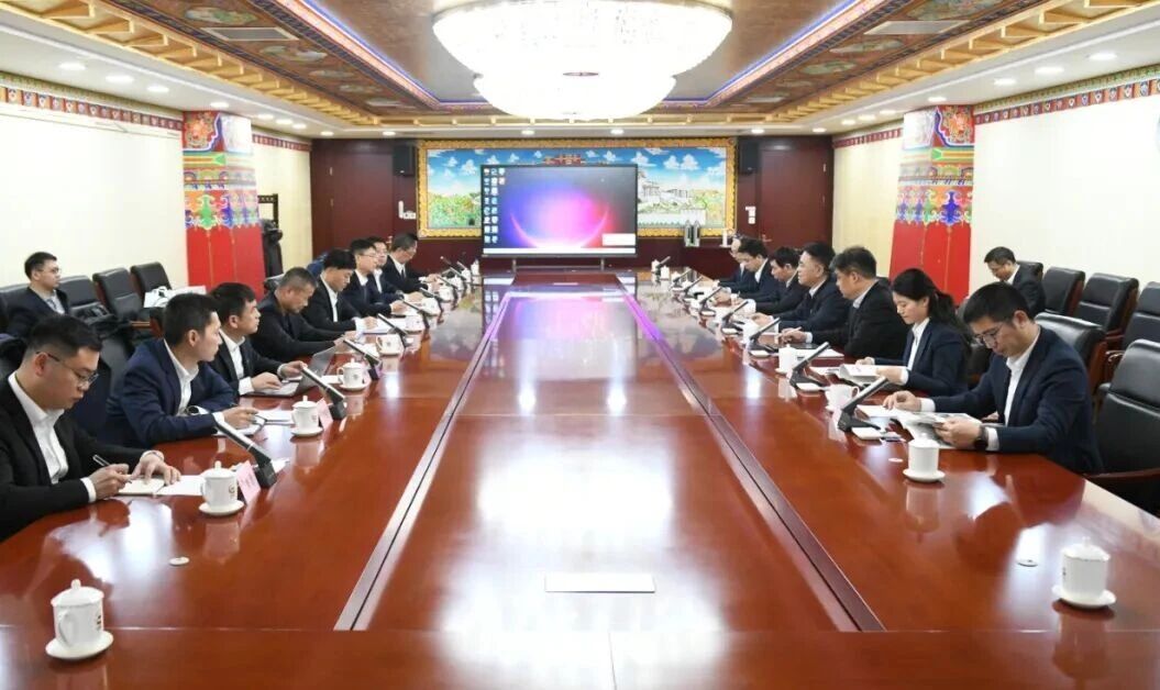 昭通工控集团董事长景广军率不朽情缘-官方网站智能团队到中国黄金集团造访互换